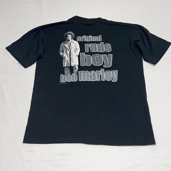 Vintage Bob Marley Rude Boy Made in USA 🇺🇸 T-Shirt - Picture 6 of 6